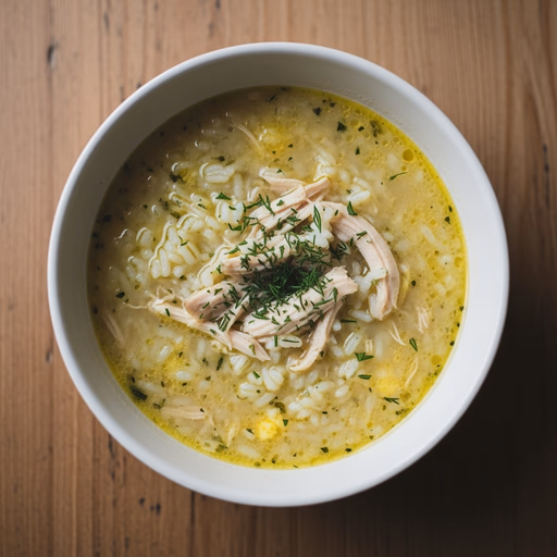 Image of Avgolemono Chicken Soup
