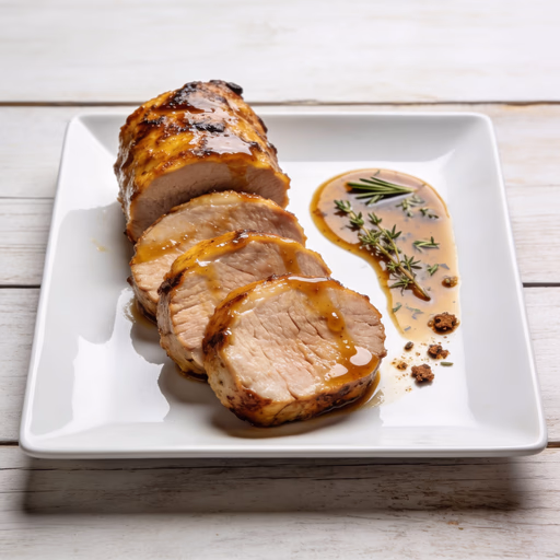Image of Maple Mustard Glazed Pork Tenderloin