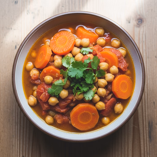 Image of Moroccan Carrot and Chickpea Stew