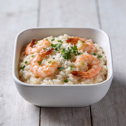 Image of Garlic Butter Shrimp Risotto