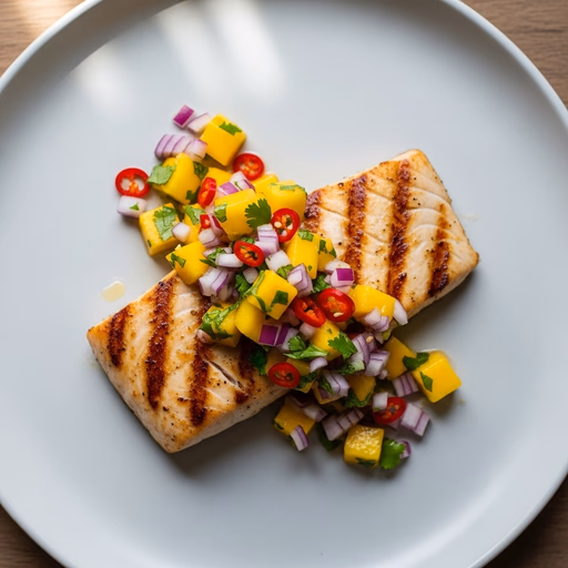Image of Spiced Grilled Mahi-Mahi with Mango Salsa