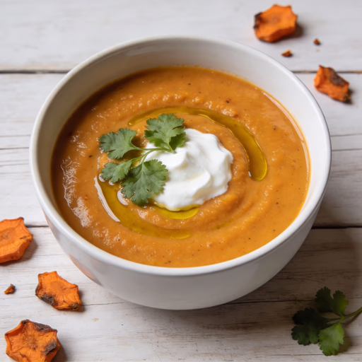 Image of Harissa Roasted Carrot Soup