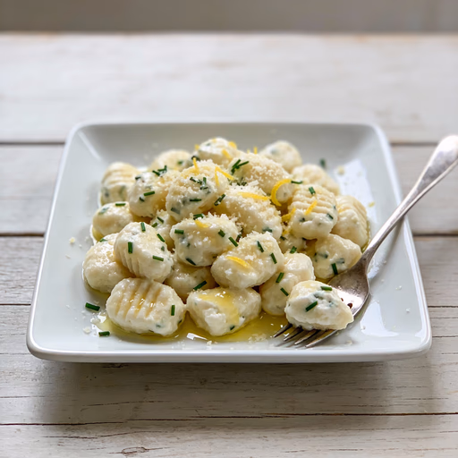Image of Lemon Chive Ricotta Gnocchi