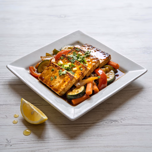 Image of Gochujang Honey Glazed Tofu
