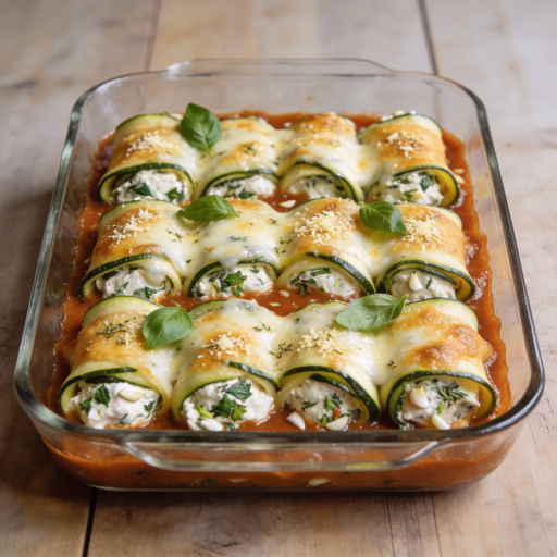 Image of Herbed Ricotta Zucchini Roll-Ups